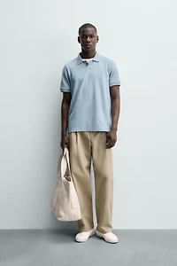 PIQUÉ TEXTURED POLO
