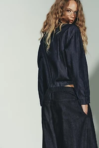 TRF DENIM TIE BODYSUIT