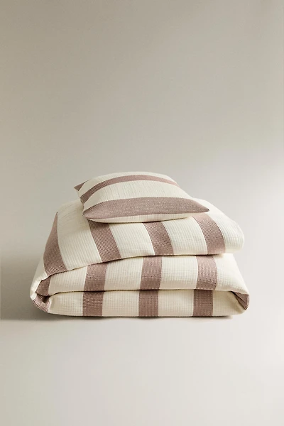 KIDS' STRIPED BEDSPREAD