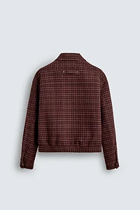 CHECKED WOOL JACKET
