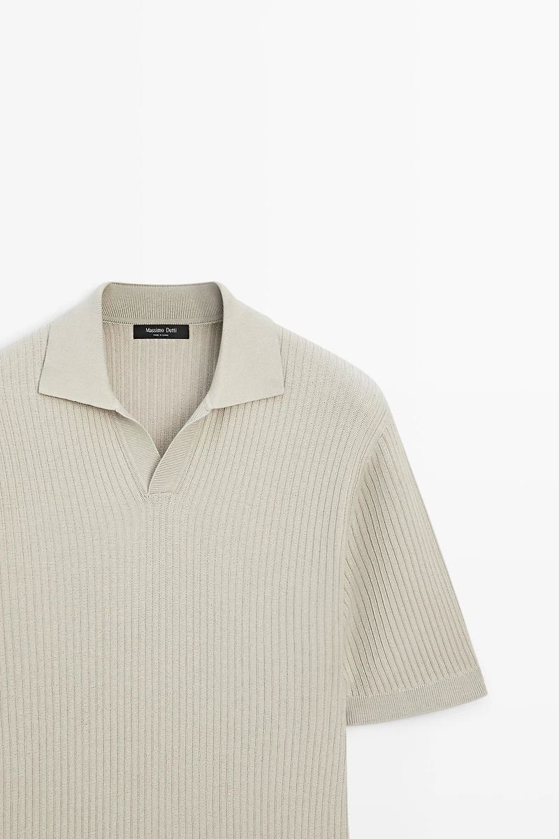 Polo en maille regular fit coton