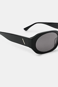 LUNETTES DE SOLEIL RECTANGULAIRES EN ACÉTATE