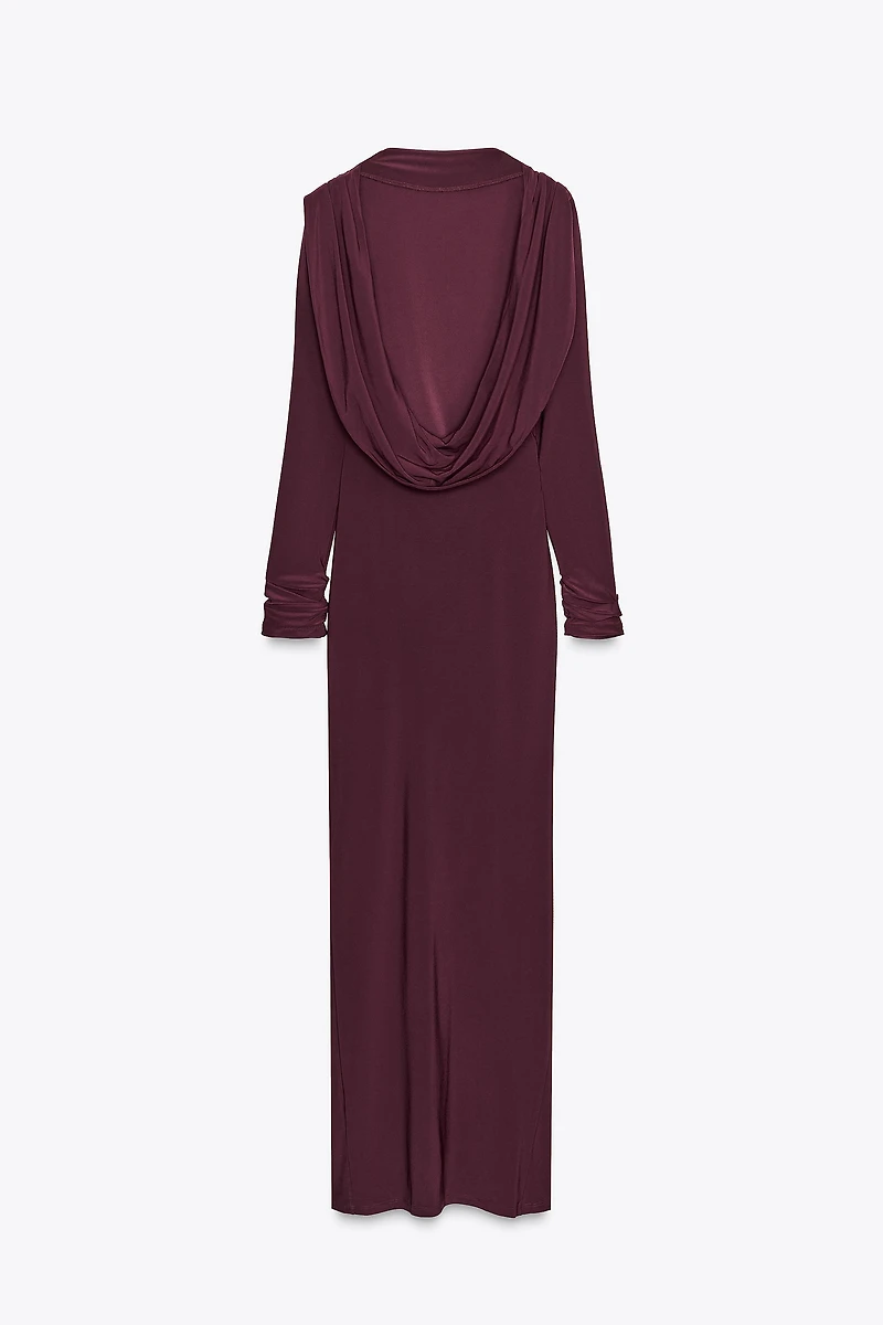 ROBE DRAPÉE DOS NU