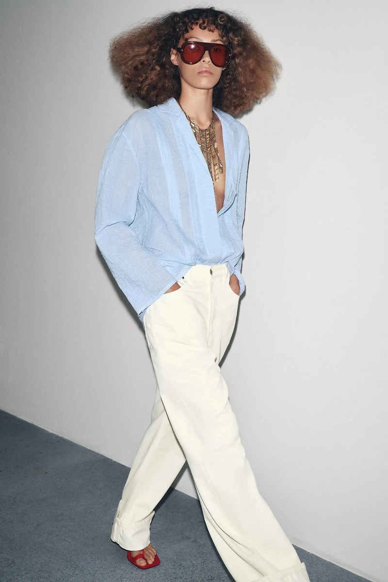CHEMISE OVERSIZE STRUCTURÉE ZW COLLECTION