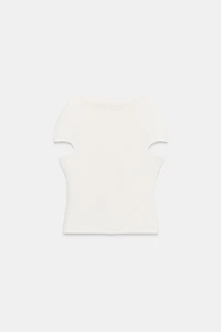 BOAT NECK KNIT TOP