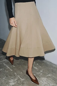 TRENCH MIDI SKIRT ZW COLLECTION