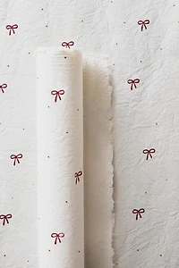 CHRISTMAS WRAPPING PAPER WITH BOWS