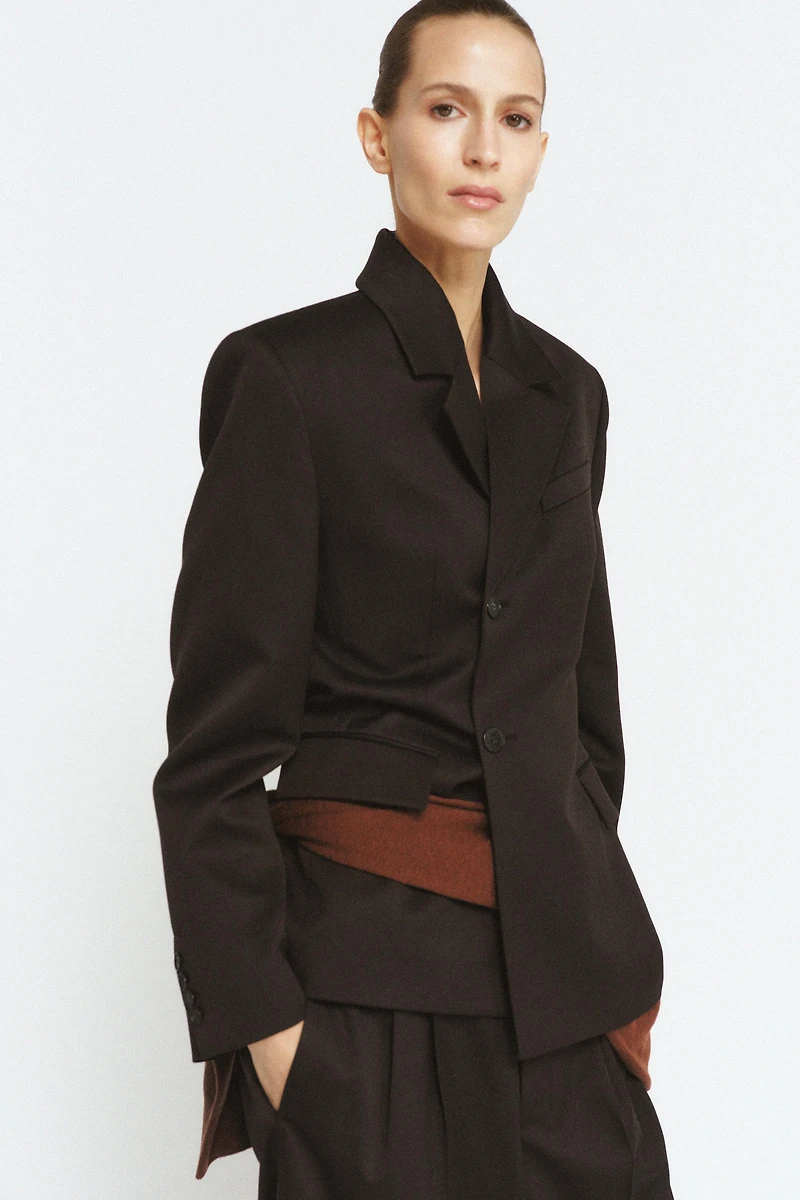 BLAZER À BOUTONNAGE CROISÉ ZW COLLECTION