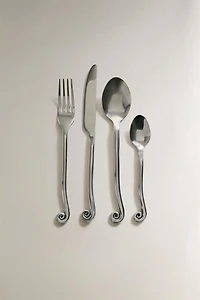 SPIRAL FLATWARE SET (SET OF 4)