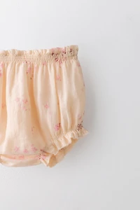 CULOTTE À FLEURS 100% RAMIE LIMITED EDITION