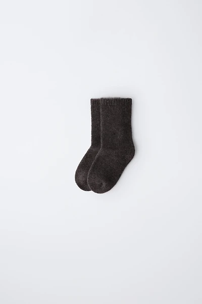 100% CASHMERE KNIT SOCKS