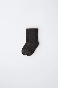 100% CASHMERE KNIT SOCKS