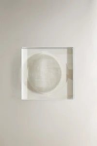 PHOTOPHORE PLAT EN VERRE NON RECYCLABLE