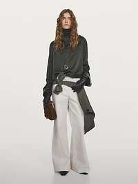 Blouse courte fluide satinée - STUDIO