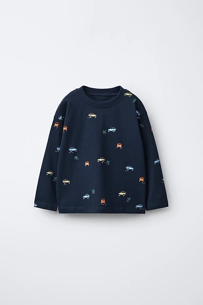 T-SHIRT À IMPRIMÉ VOITURES