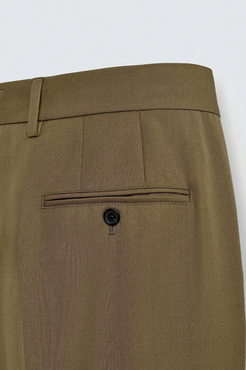 LIMITED EDITION PLEATED SUIT PANTS