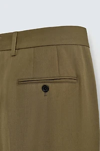 LIMITED EDITION PLEATED SUIT PANTS