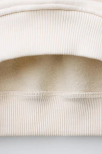 EMBROIDERED DUCK POLO SWEATSHIRT