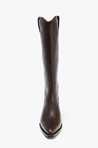BOTTES HAUTES EN CUIR