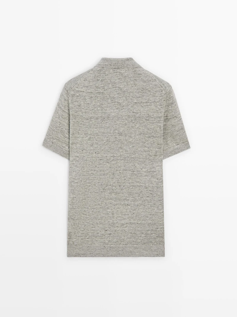 Polo chiné 100 % lin