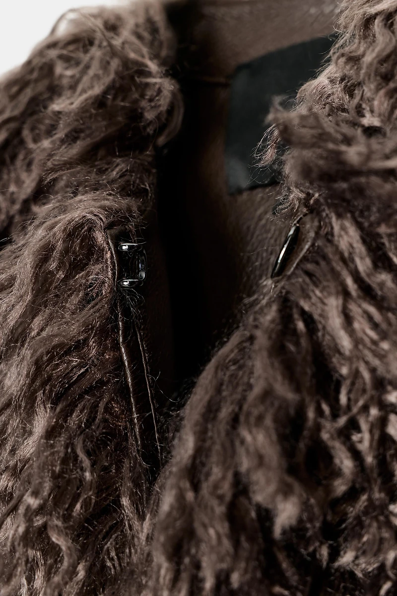 ZW COLLECTION FAUX FUR COAT