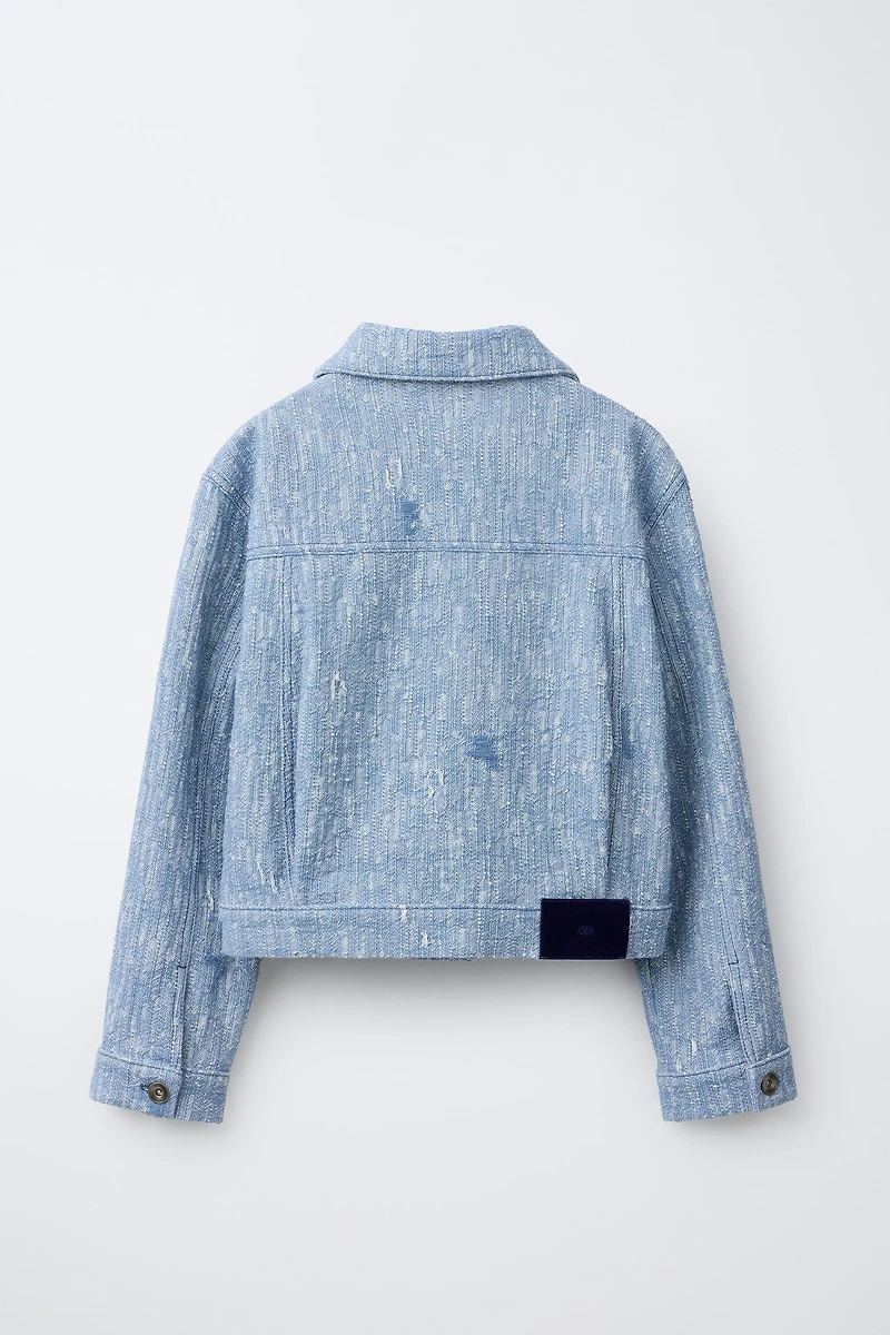 TEXTURED TRUCKER JACKET