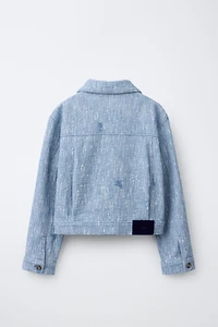 TEXTURED TRUCKER JACKET