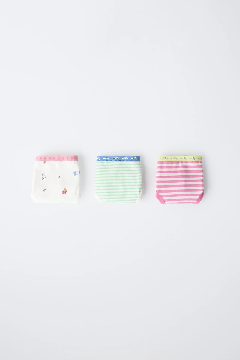 1 1/2-6 ANS/ LOT DE TROIS CULOTTES MIFFY™ MERCIS BV ©