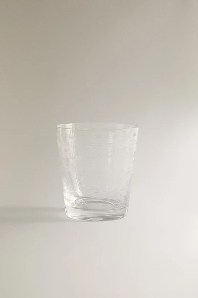 VERRE EN VERRE RECYCLABLE TAILLÉ
