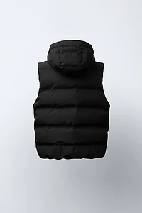 WATER REPELLENT HOODIE VEST