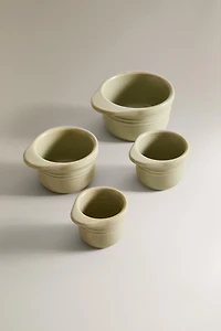 STONEWARE MEASURING BOWLS (SET OF 4)