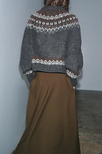 JACQUARD KNIT JUMPER