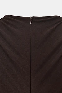 ROBE MI-LONGUE DRAPÉE