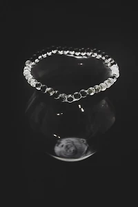 BUBBLE GLASS VASE
