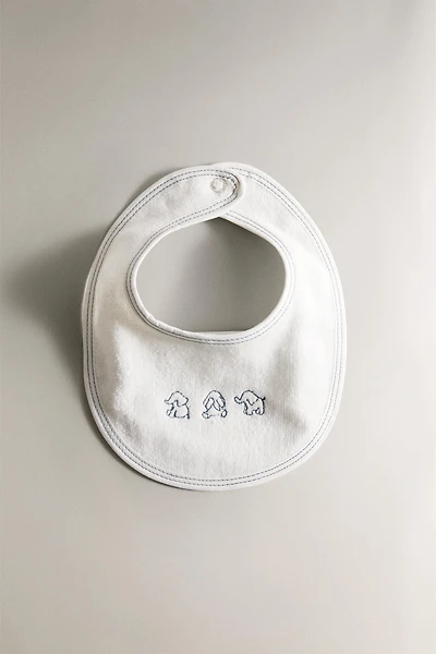BAVOIR ENFANT ÉLÉPHANTS VELOURS