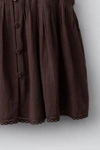 LACE PINTUCK BLOUSE
