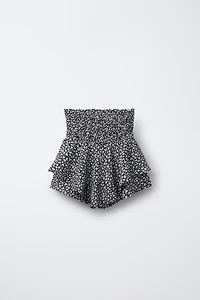 FLORAL LAYERED SKORT