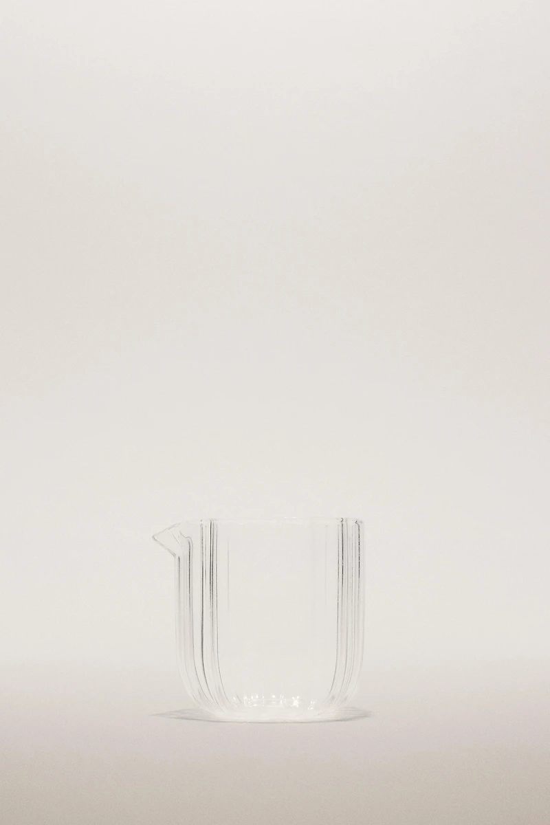 BOROSILICATE GLASS CREAM PITCHER
