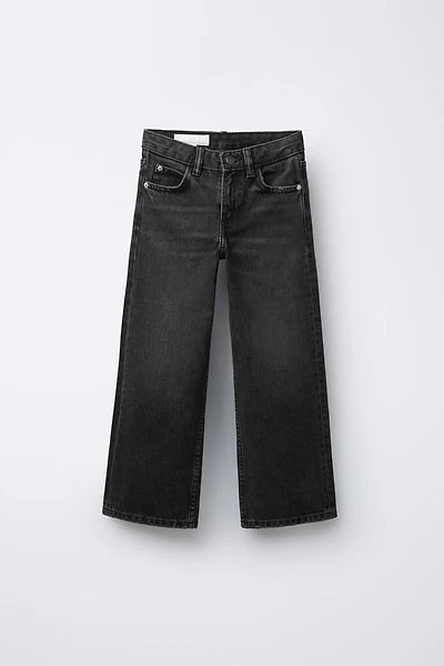 SPARKLY WING WIDE LEG JEANS