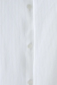 LONG SLEEVE BUTTON T-SHIRT