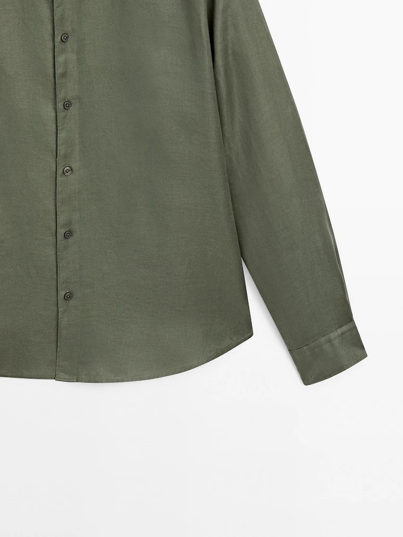 Lightweight regular fit twill shirt