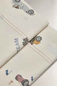 CHILDREN'S RACING DOG FLAT SHEET