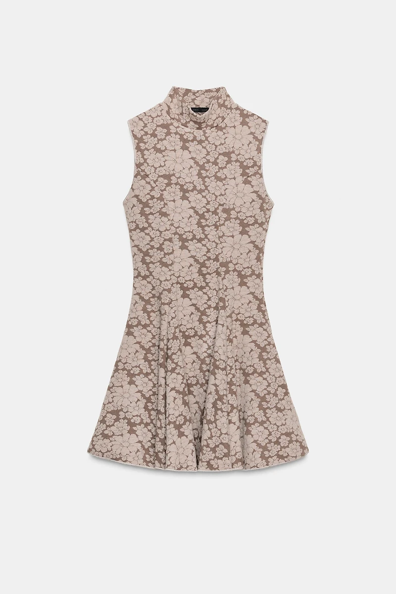 SHORT JACQUARD DRESS