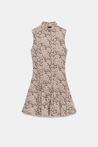 SHORT JACQUARD DRESS
