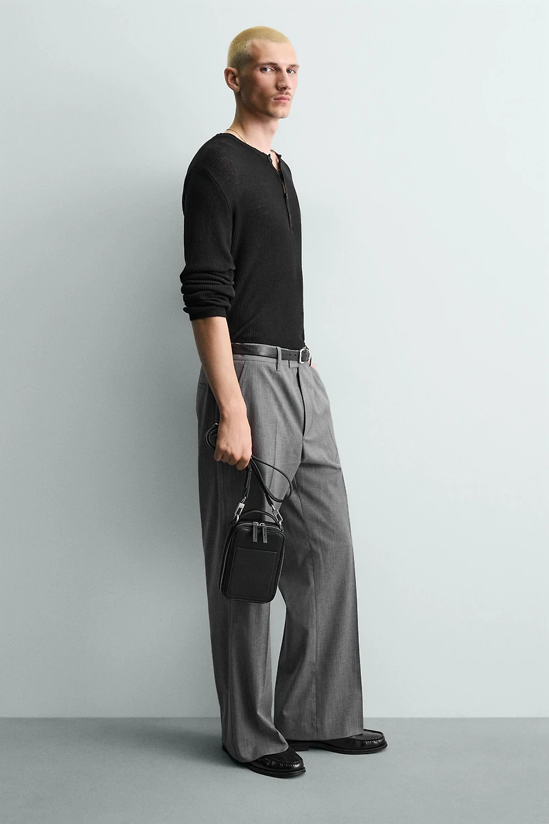 SAC BANDOULIÈRE VERTICAL TEXTURÉ