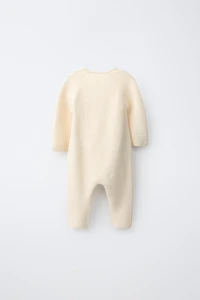 EMBROIDERED HOUSE KNIT JUMPSUIT