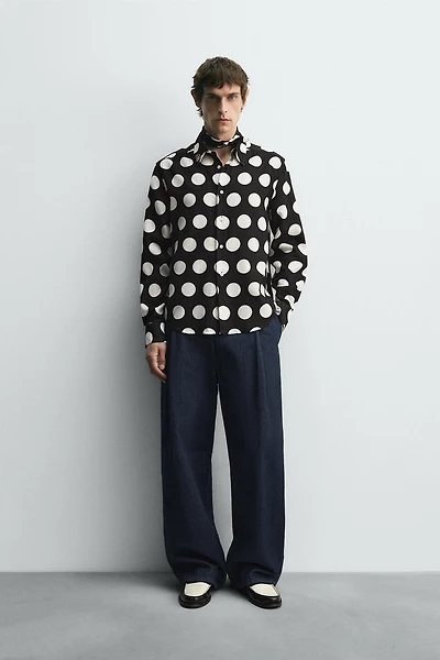 POLKA DOT SHIRT HARRY LAMBERT FOR ZARA X DISNEY