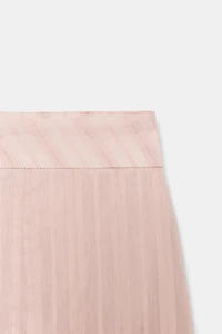GODET MIDI SKIRT