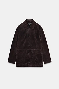 100% LEATHER SUEDE JACKET