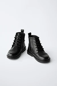 LEATHER BOOTS